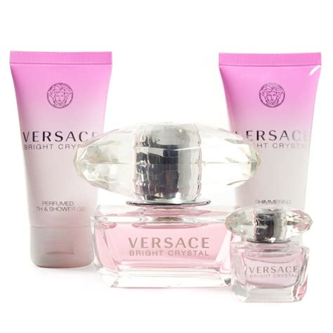 versace bright crystal perfume 30ml gift set|bright crystal perfume Versace woman.